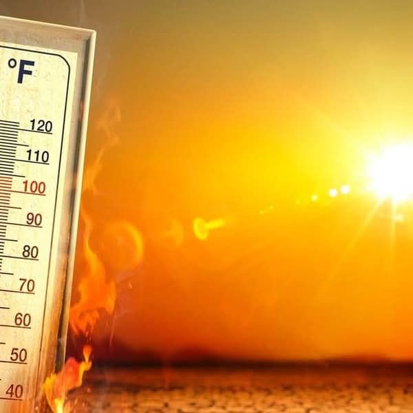 Calor de 41°C e alerta de tempestades