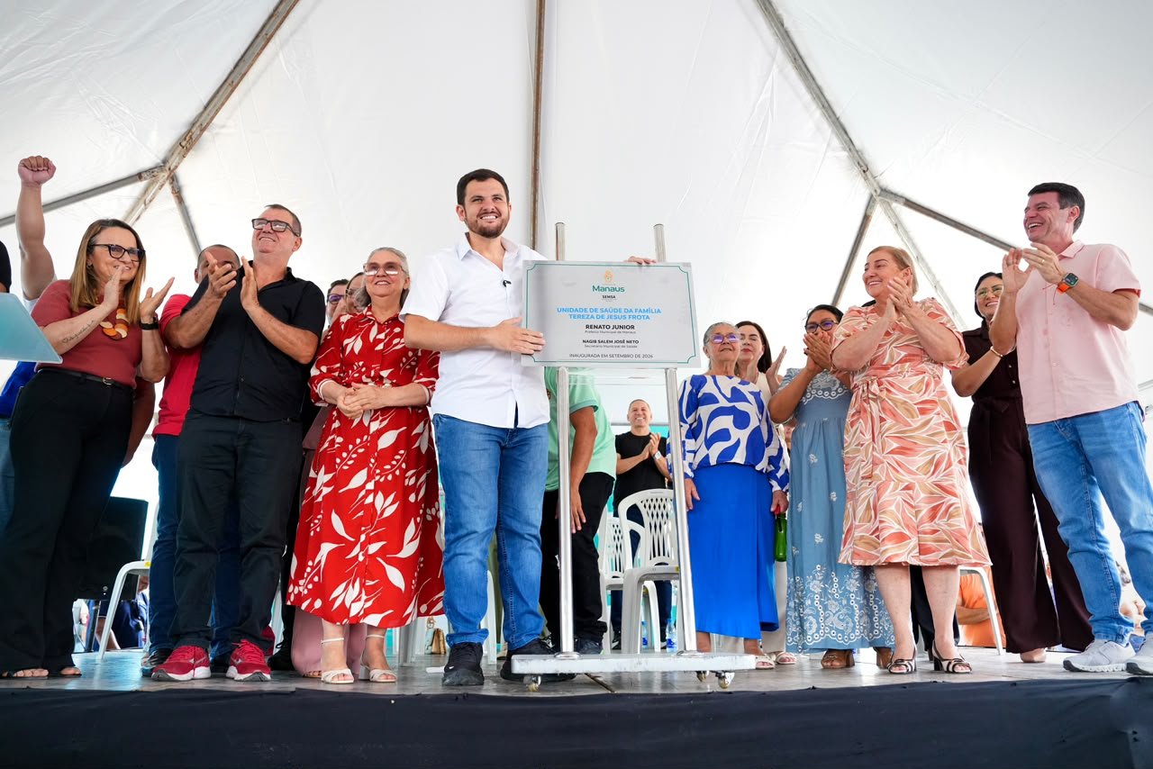USF Tereza de Jesus Frota é inaugurada por Renato Junior