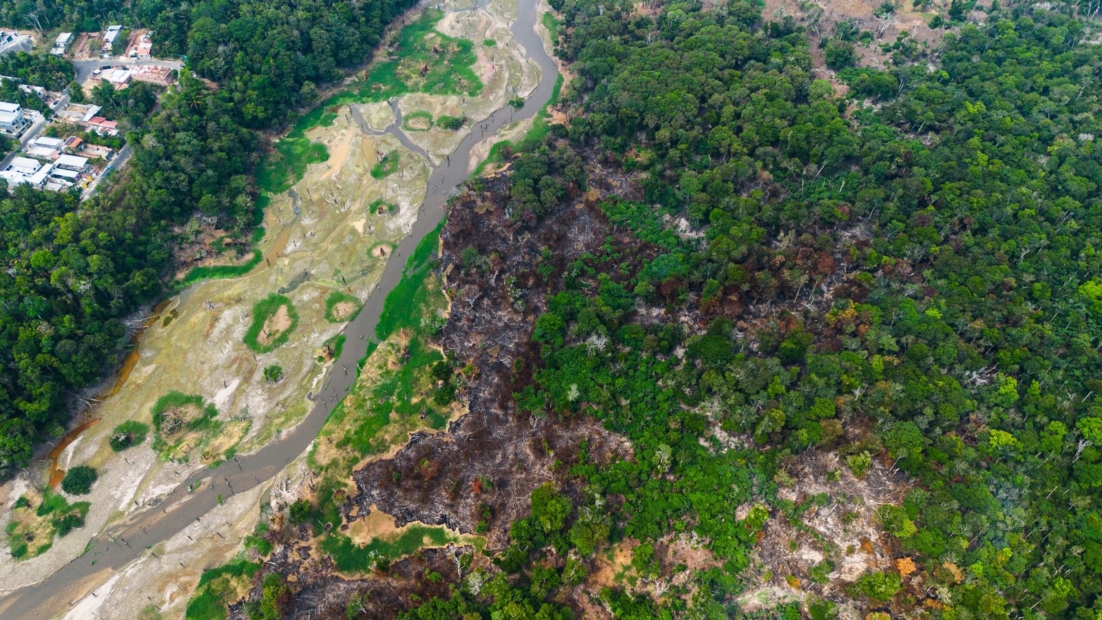 Parque das Tribos enfrenta quarto dia de incêndio